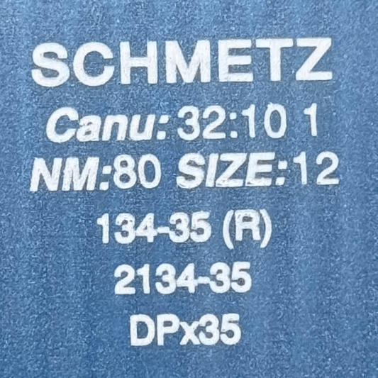 DPx35, 134-35 R — SCHMETZ rūpniecisko šujmašīnu adatas, universālās, 10 gab.