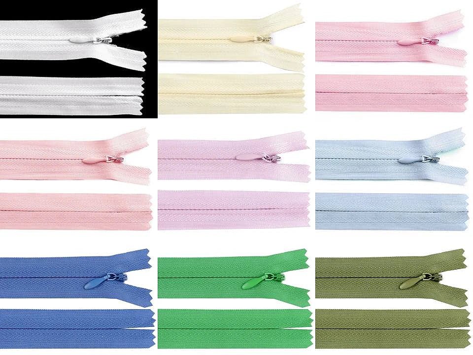 Slēptais rāvējslēdzējs - zaļš