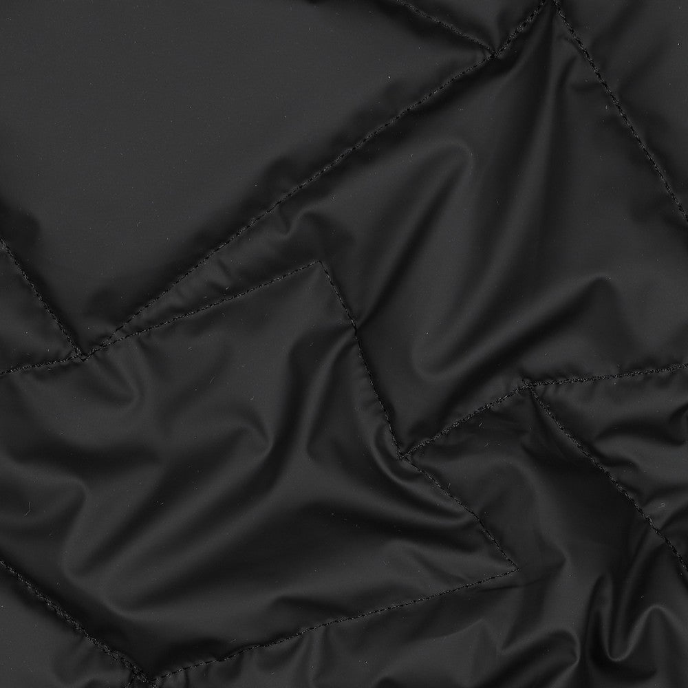 Stepēts vējjaku audums - melns 270 g/m²