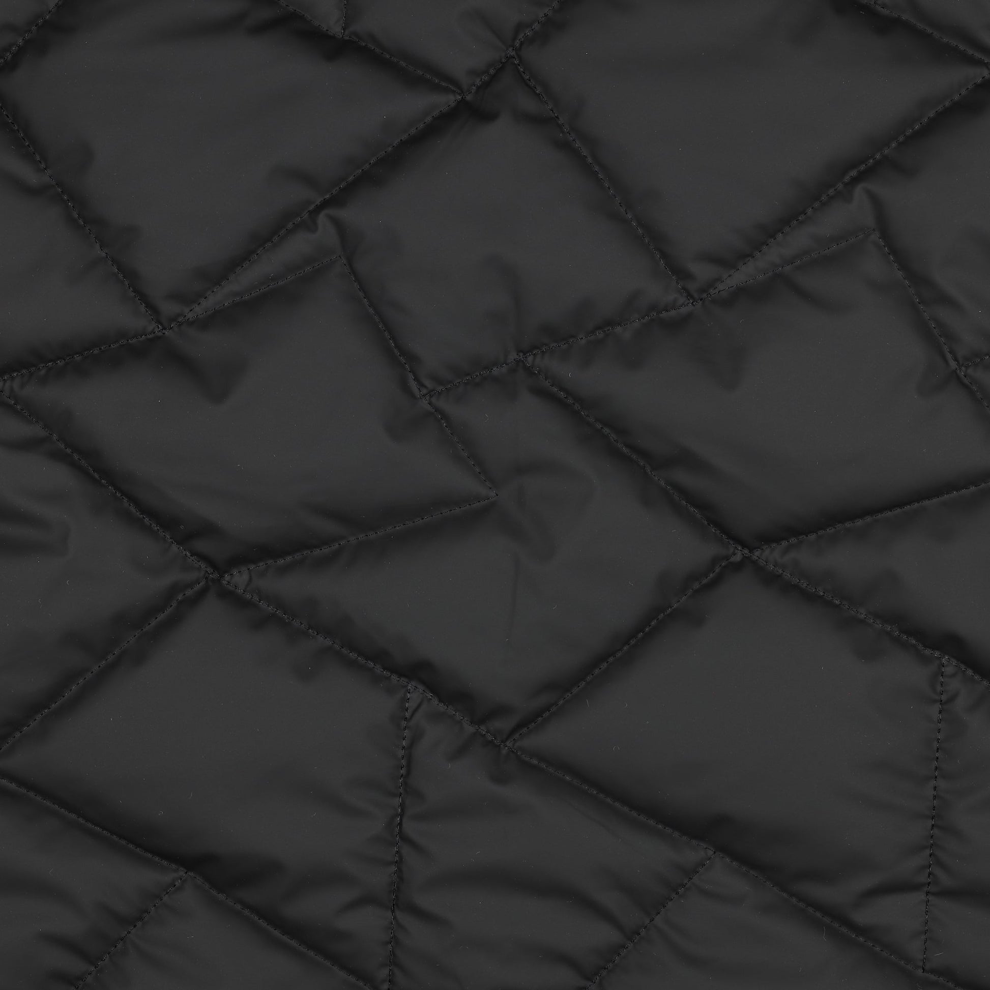 Stepēts vējjaku audums - melns 270 g/m²