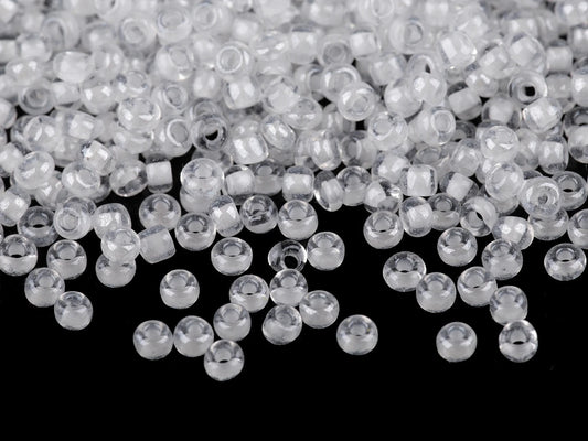 Stikla sēkliņpērlītes 8/0 | 3 mm 50 g| dažādas krāsas