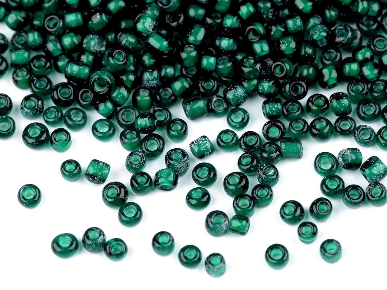 Stikla sēkliņpērlītes 8/0 | 3 mm 50 g| dažādas krāsas