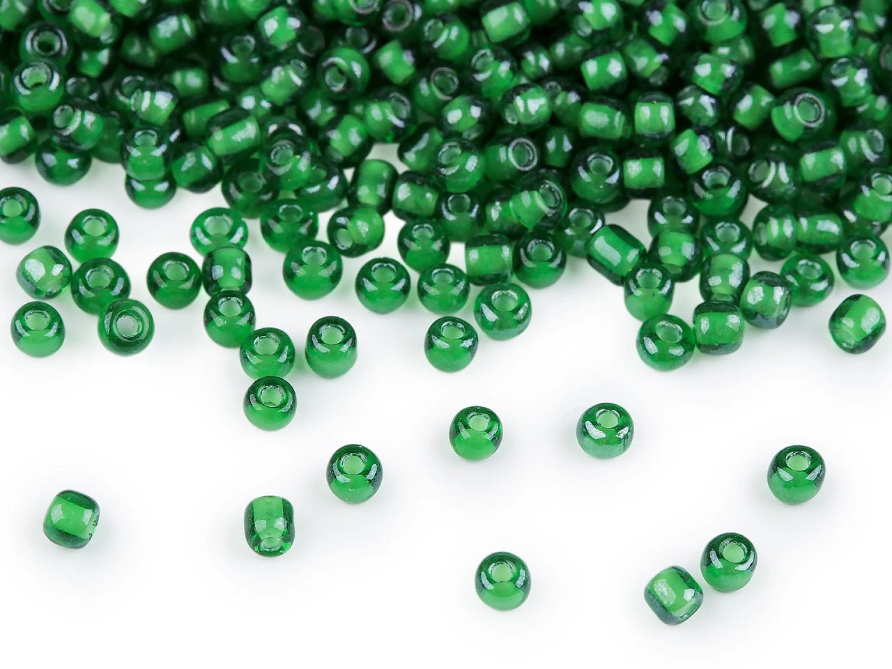 Stikla sēkliņpērlītes 8/0 | 3 mm 50 g| dažādas krāsas