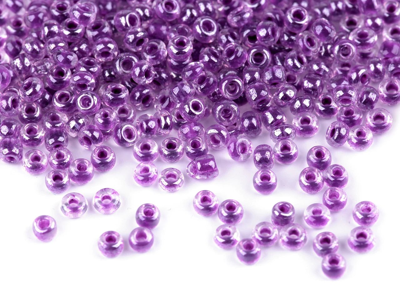 Stikla sēkliņpērlītes 8/0 | 3 mm 50 g| dažādas krāsas