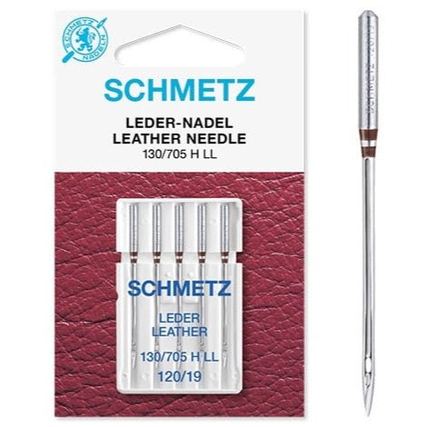 Šujmašīnu adatas ādai SCHMETZ LEATHER - Nr.120 (5gab.)