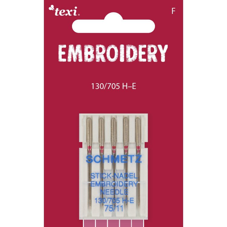 Šujmašīnu adatas izšūšanai SCHMETZ EMBROIDERY NEEDLES - Nr.75 (5gab.)