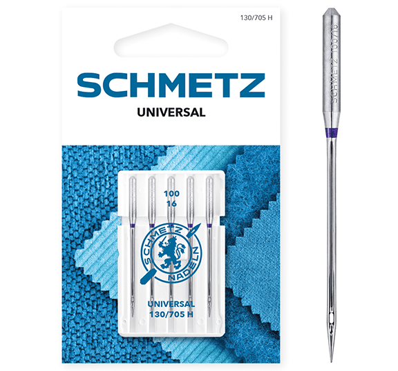 Šujmašinu adatas universālās SCHMETZ UNIVERSAL - Nr.100 (5gab.)