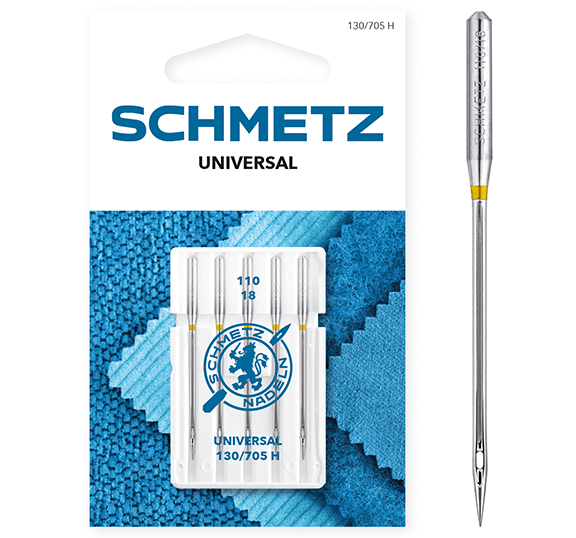 Šujmašinu adatas universālās SCHMETZ UNIVERSAL - Nr.110 (5gab.)