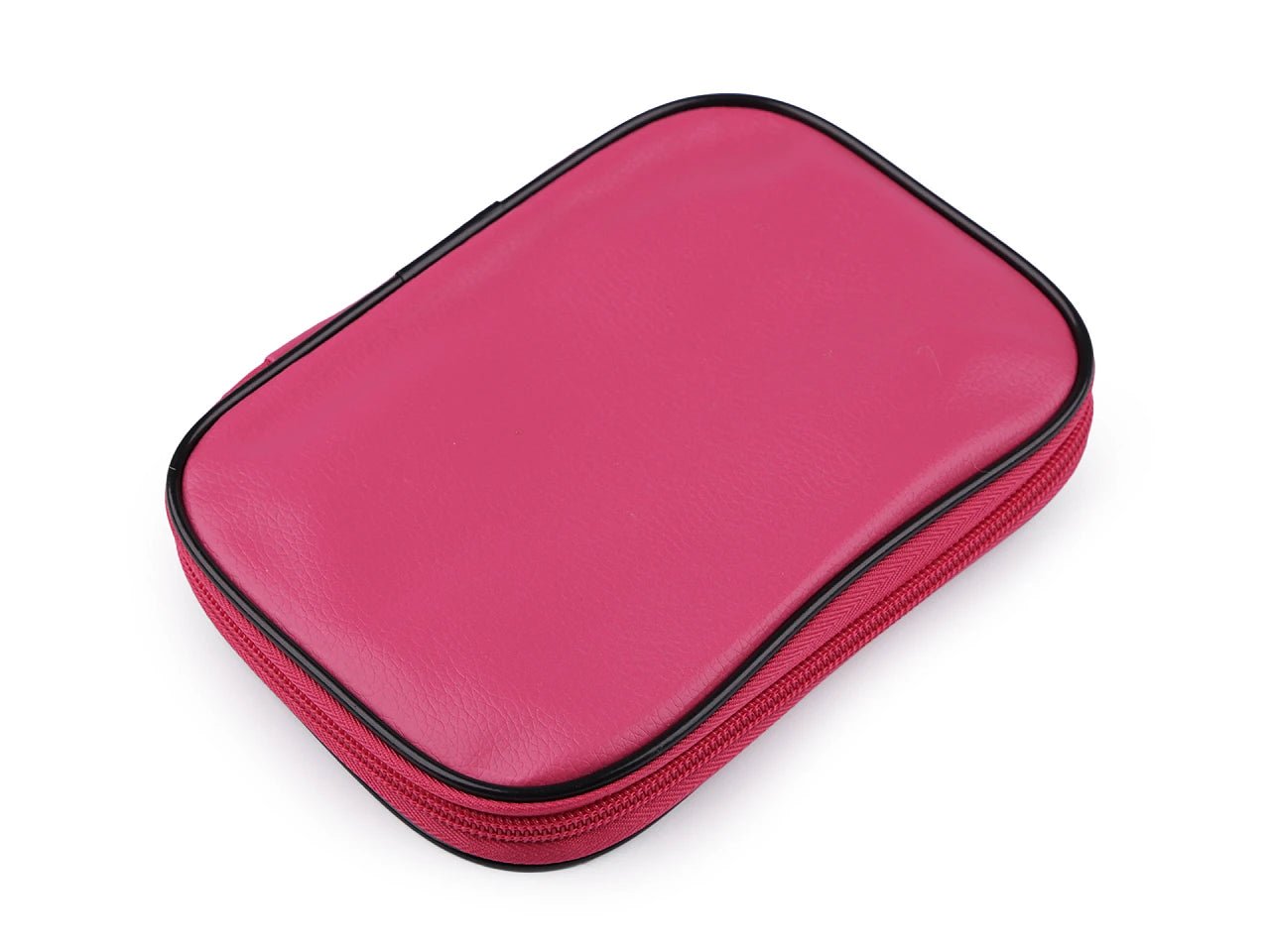 Tamborēšanas komplekts ar metāla tamboradatām un aksesuāriem | Rozā maciņā | 99 gab.