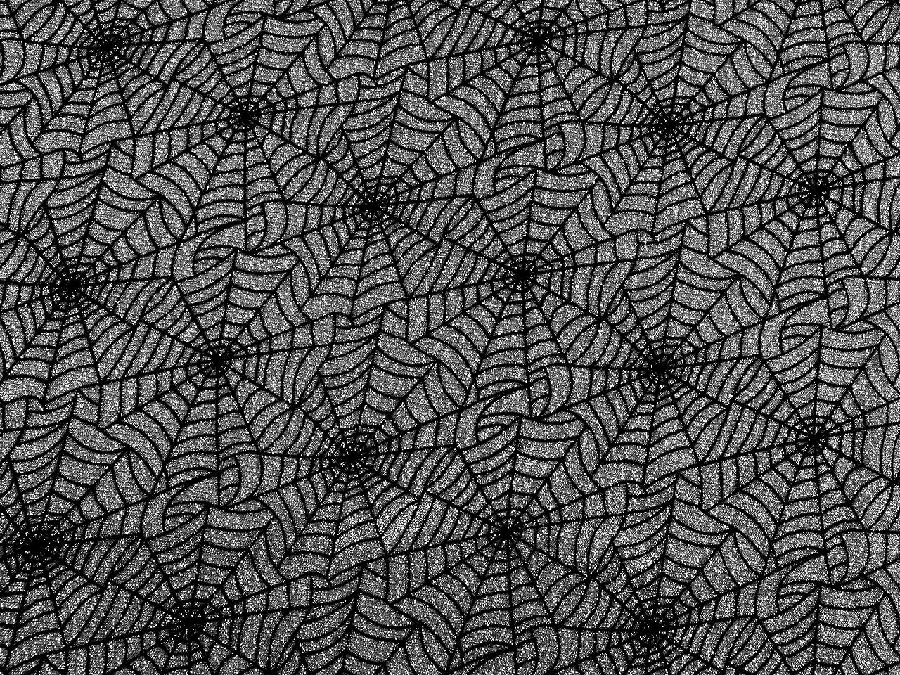 Trikotāžas audums ar lureksu, zirnekļu tīkls (Halloween) 90 g/m²