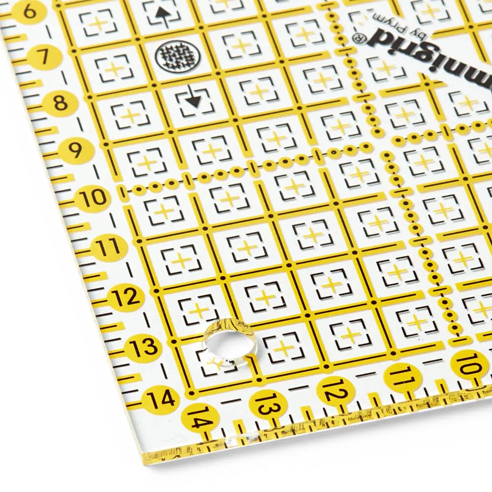 Trīsstūrveida lineāls | Prym Omnigrid | 15 cm | 1:2 proporcija