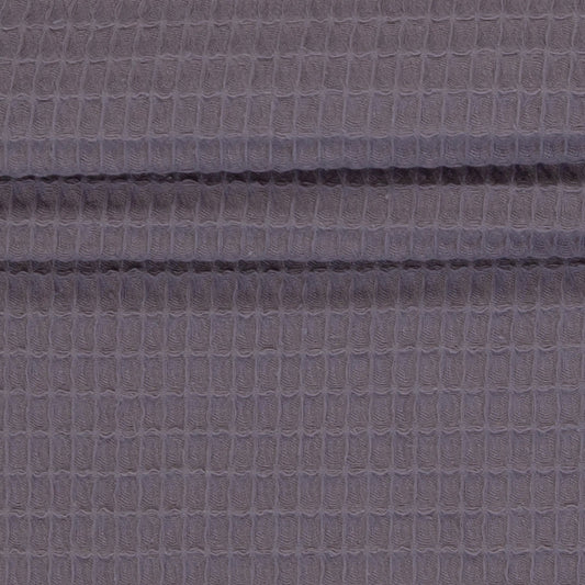 Attēls ar Vafeļaudums - dūmakains lavandas tonis 230 g/m² – pieejams Šarlotes audumi