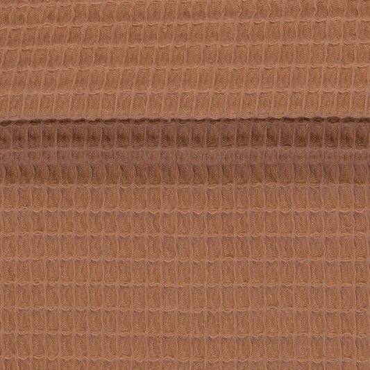 Attēls ar Vafeļaudums - māls 230 g/m² – pieejams Šarlotes audumi