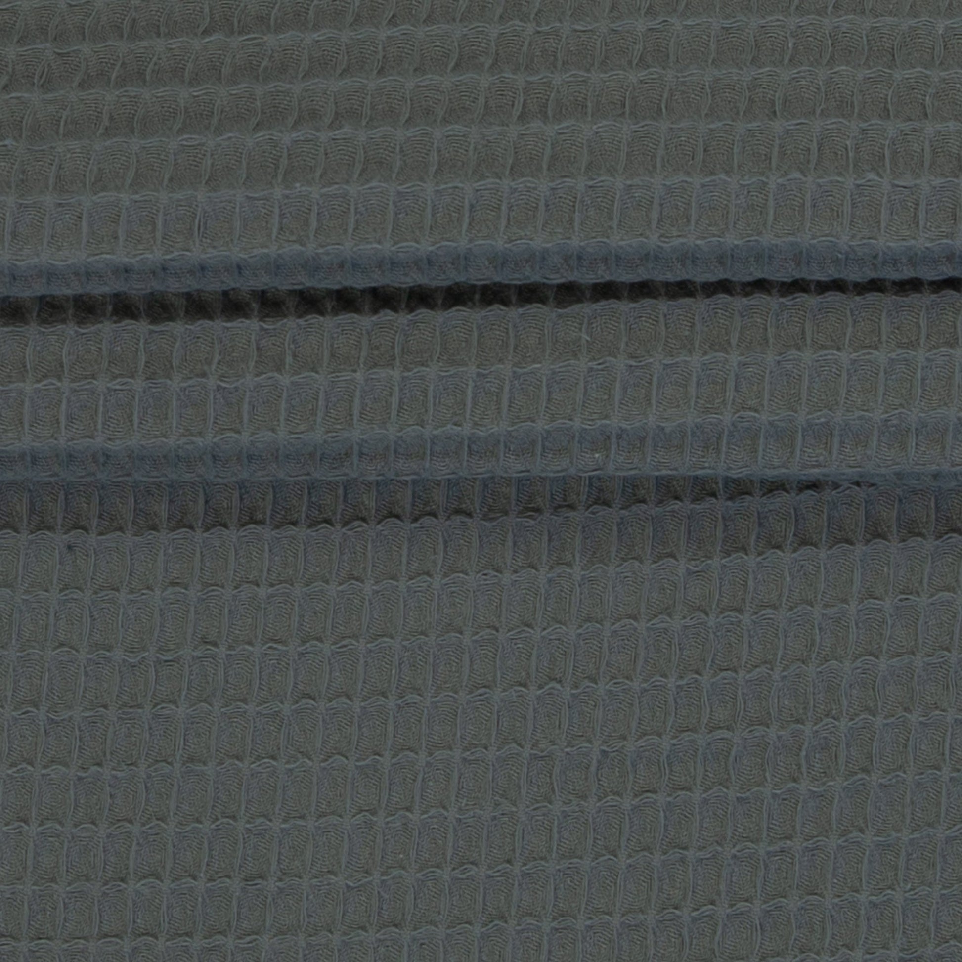 Attēls ar Vafeļaudums - zaļpelēks 230 g/m² – pieejams Šarlotes audumi