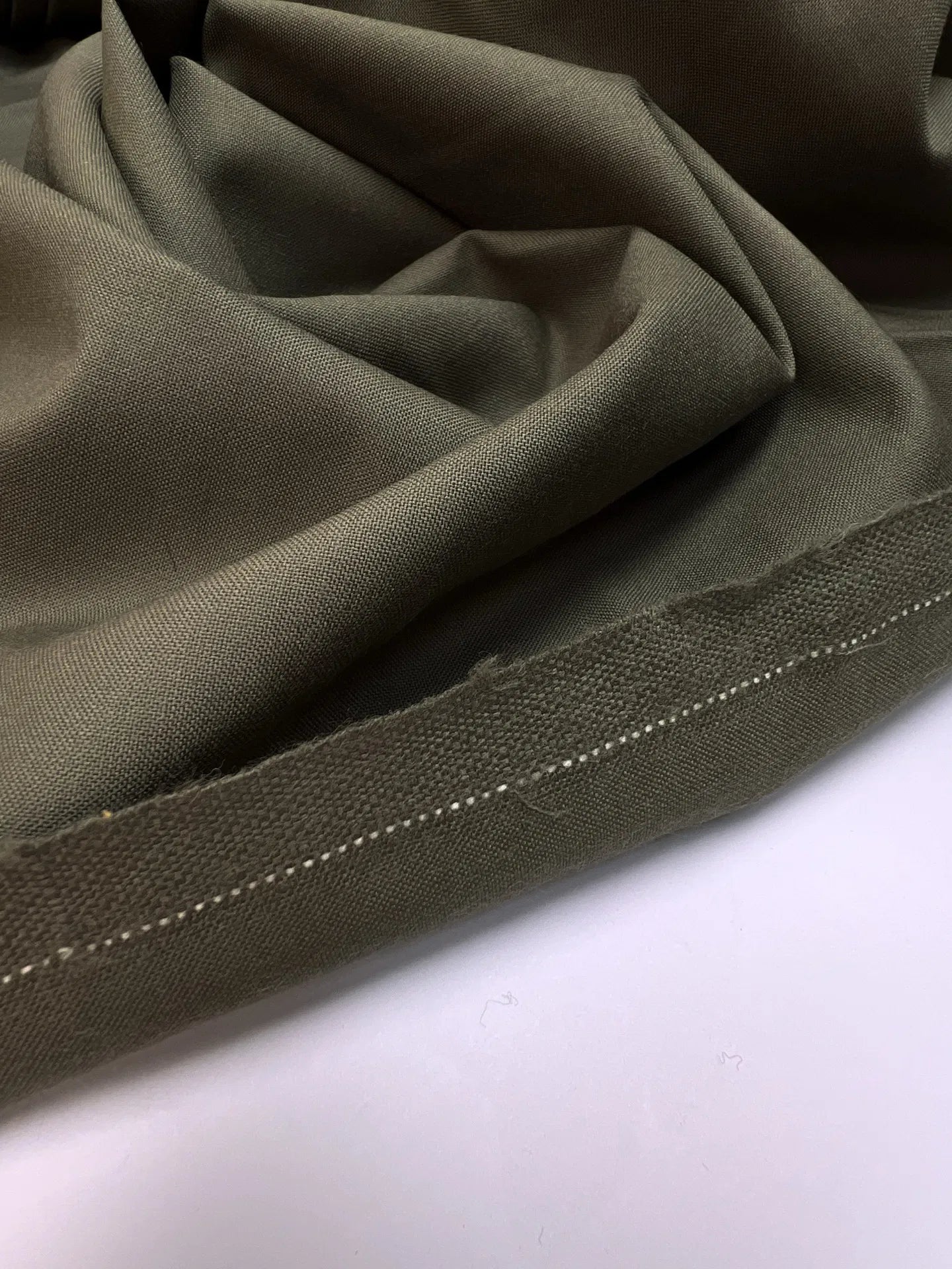 Vilnas audums - haki 210 g/m²