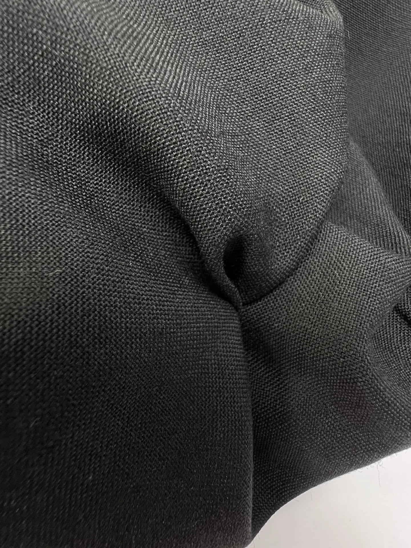 Vilnas audums - melns 220 g/m²