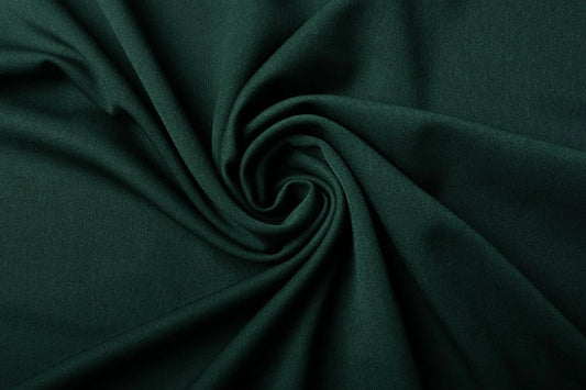 Viskozes kostīmaudums ar elastānu - tumši zaļš 275 g/m²