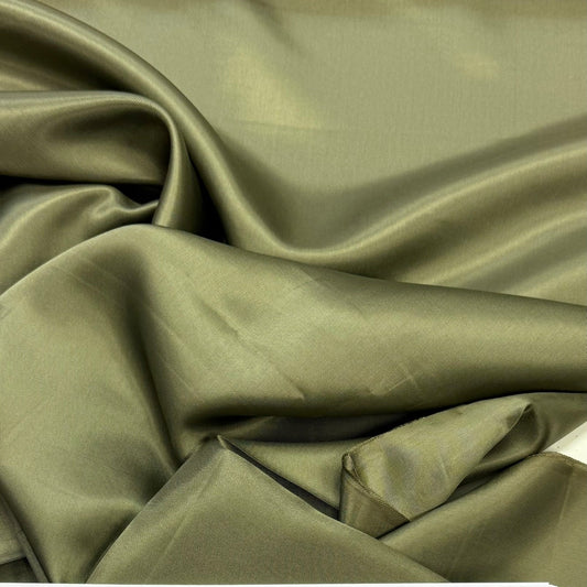 Attēls ar Viskozes oderes audums - olīvkrāsas 85 g/m² – pieejams Šarlotes audumi