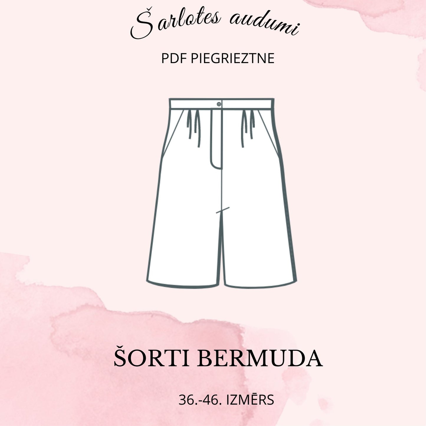 Digitāla piegrieztne-Bermudas šorti