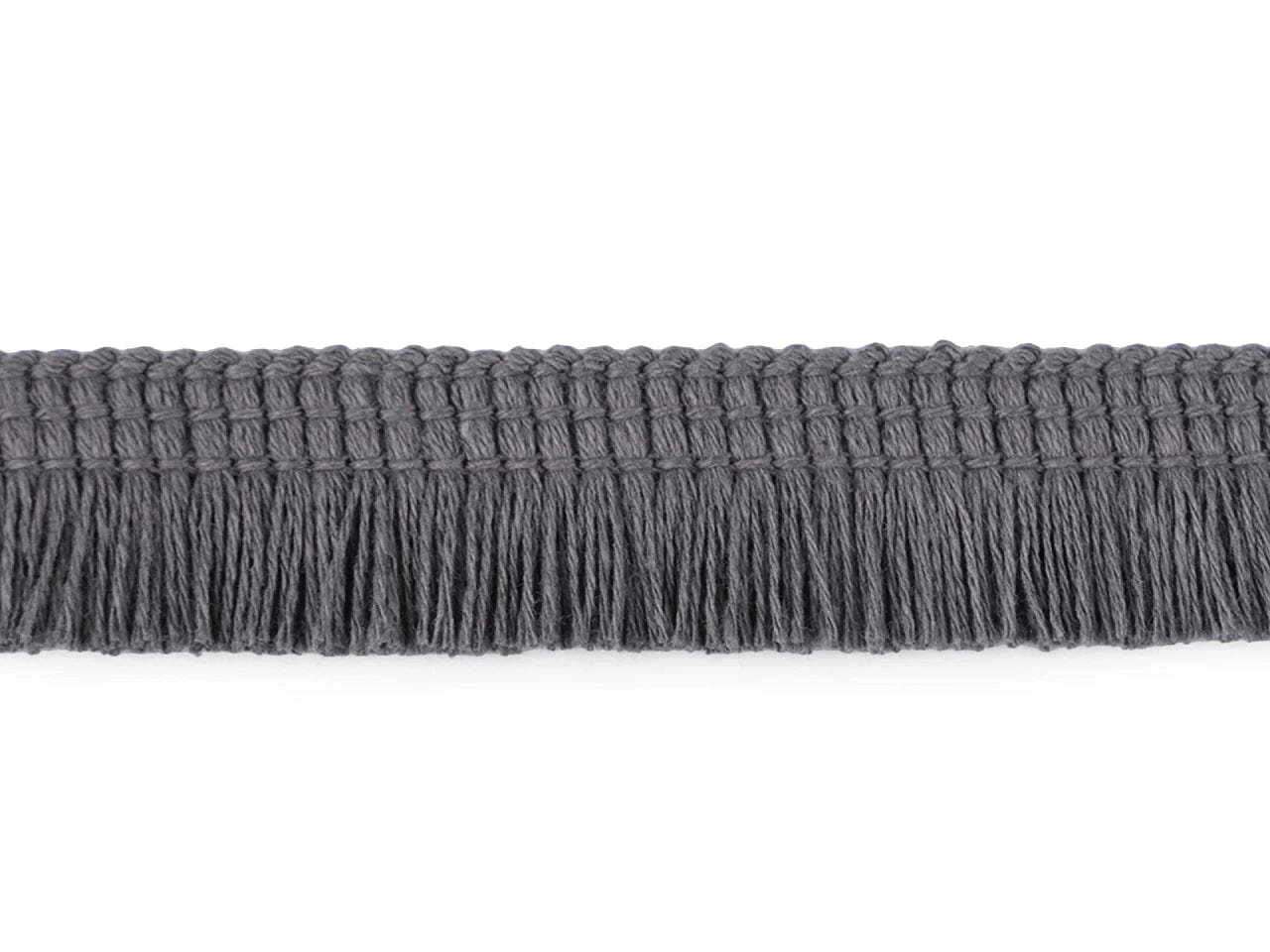 Kokvilnas bārkstis 17 mm-tumši pelēkas