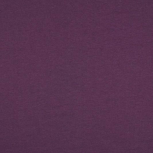 Kokvilnas siltināta trikotāža-baklažāns 285 g/m²