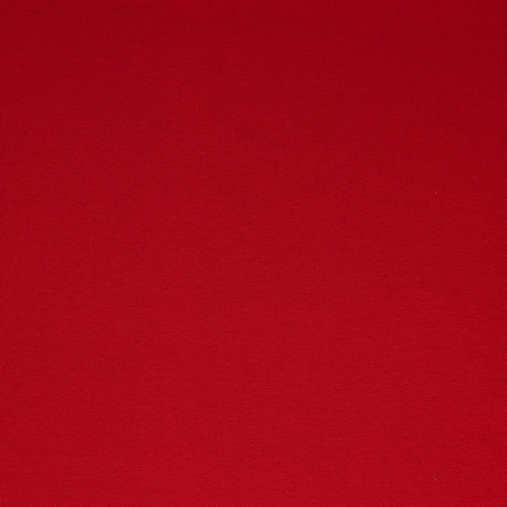 Kokvilnas siltināta trikotāža-sarkana 285 g/m²