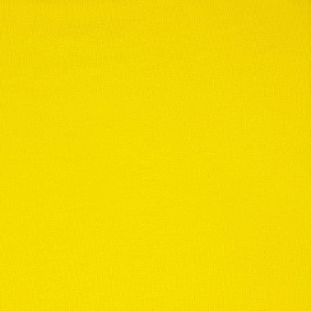 Plānā kokvilnas trikotāža-dzeltena 215 g/m²