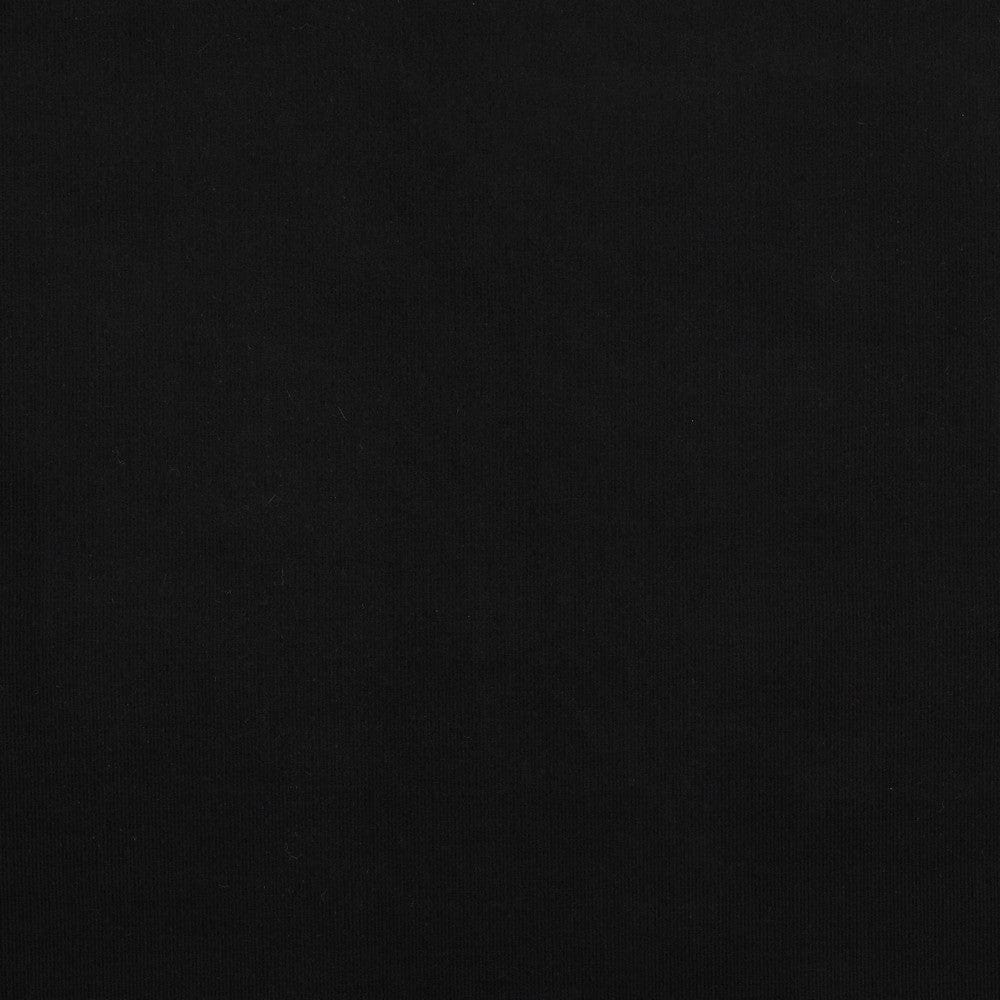 Smalkais Kokvilnas velvets-melns 145 g/m²