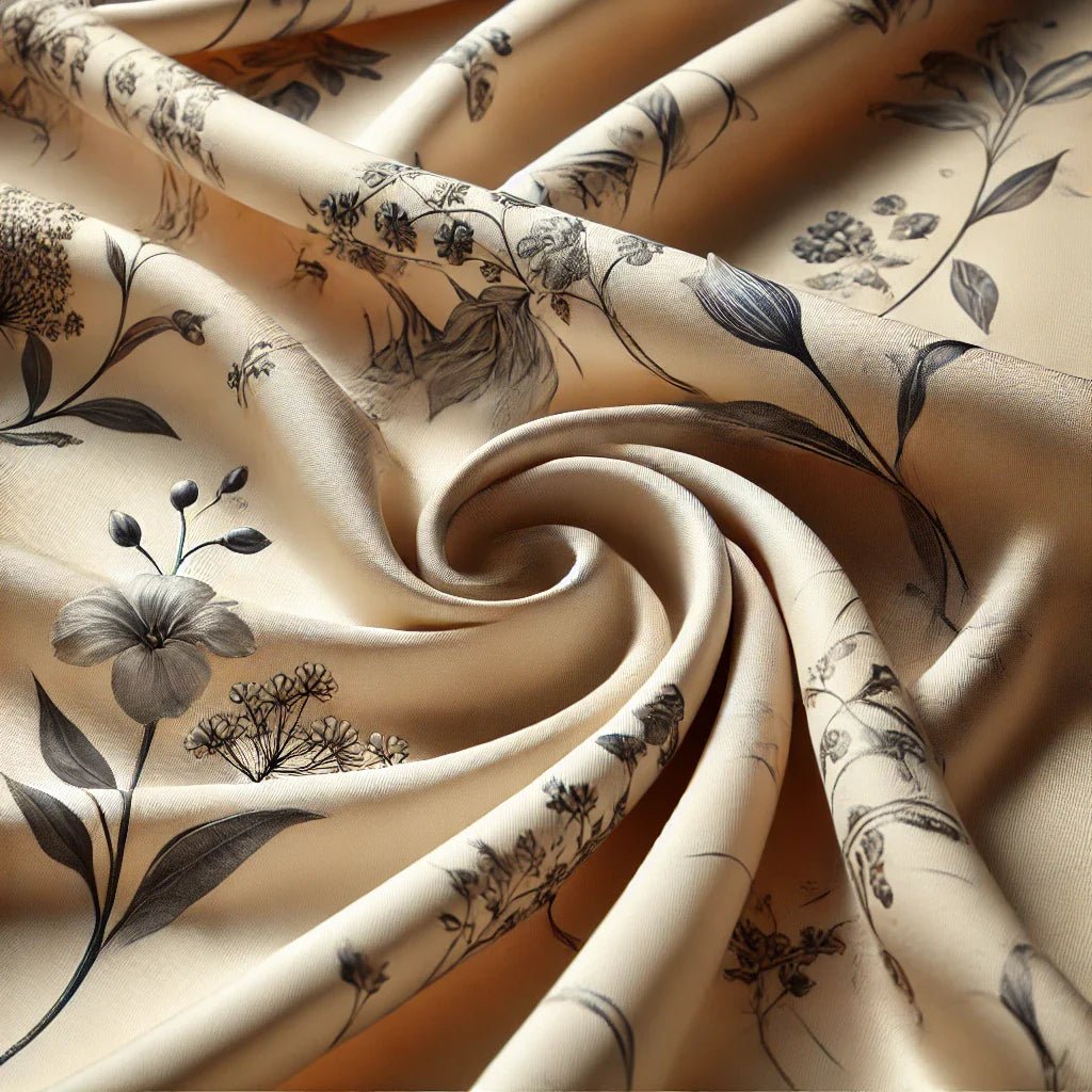 100% Viskozes audums ar apdruku