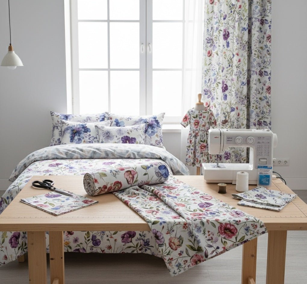 Platie 100% Kokvilnas audumi ar apdruku