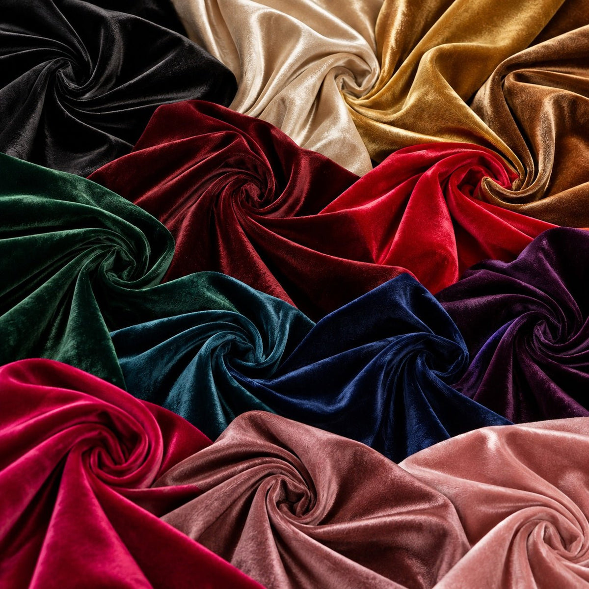 Velvet without elastane - Šarlotes audumi