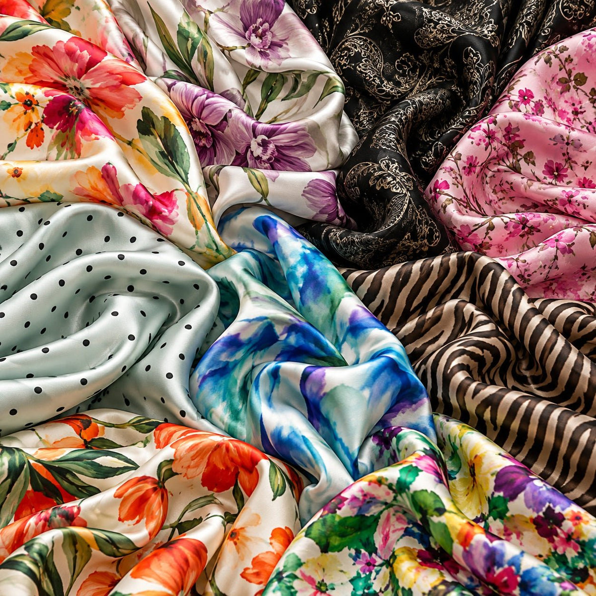 Satin with elastane - Charlotte Fabrics