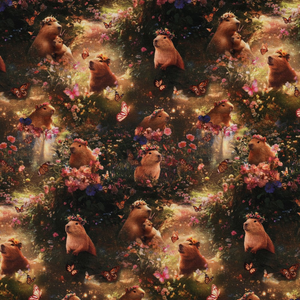 Kokvilnas trikotāža-kapibaras 200 g/m²