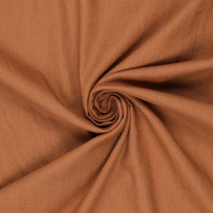 100% Softened Linen Fabric - Cognac 165 g/m²