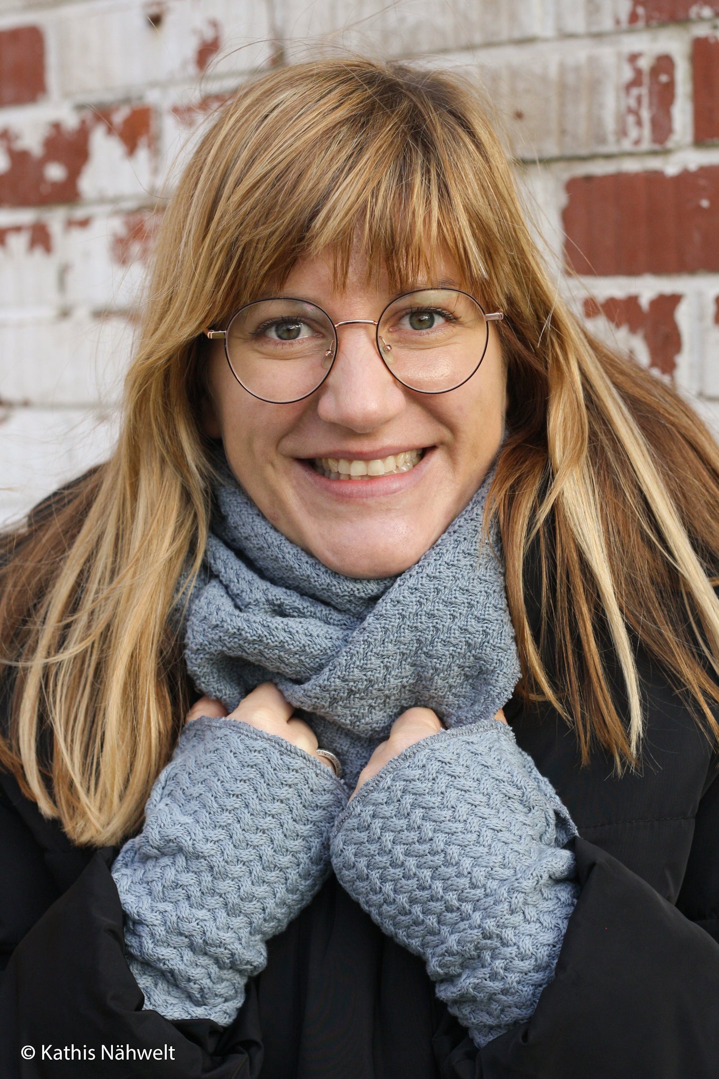 Attēls ar 100% kokvilnas adījums - dūmakaini lillā 525 g/m² – pieejams Šarlotes audumi