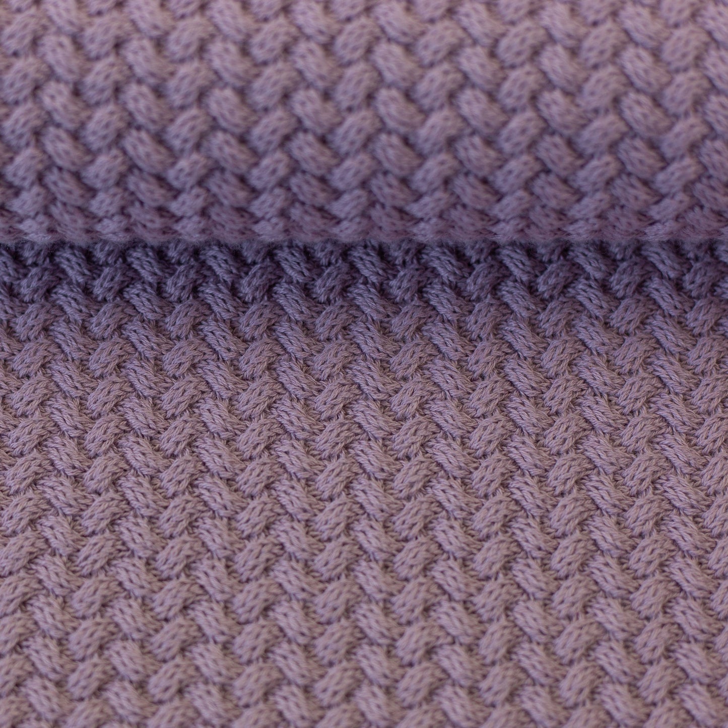 Attēls ar 100% kokvilnas adījums - dūmakaini lillā 525 g/m² – pieejams Šarlotes audumi