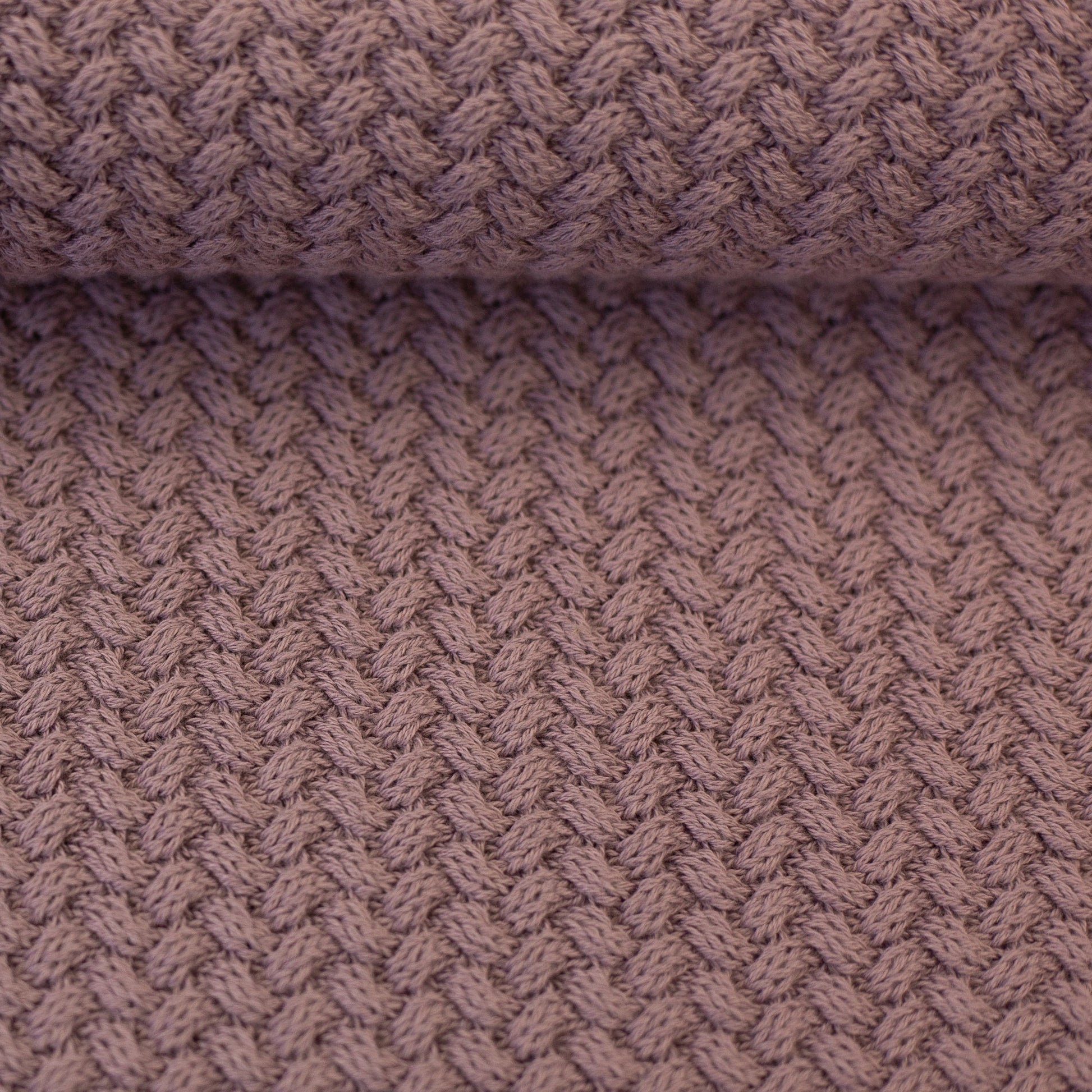 Attēls ar 100% kokvilnas adījums - rožu tonis 525 g/m² – pieejams Šarlotes audumi