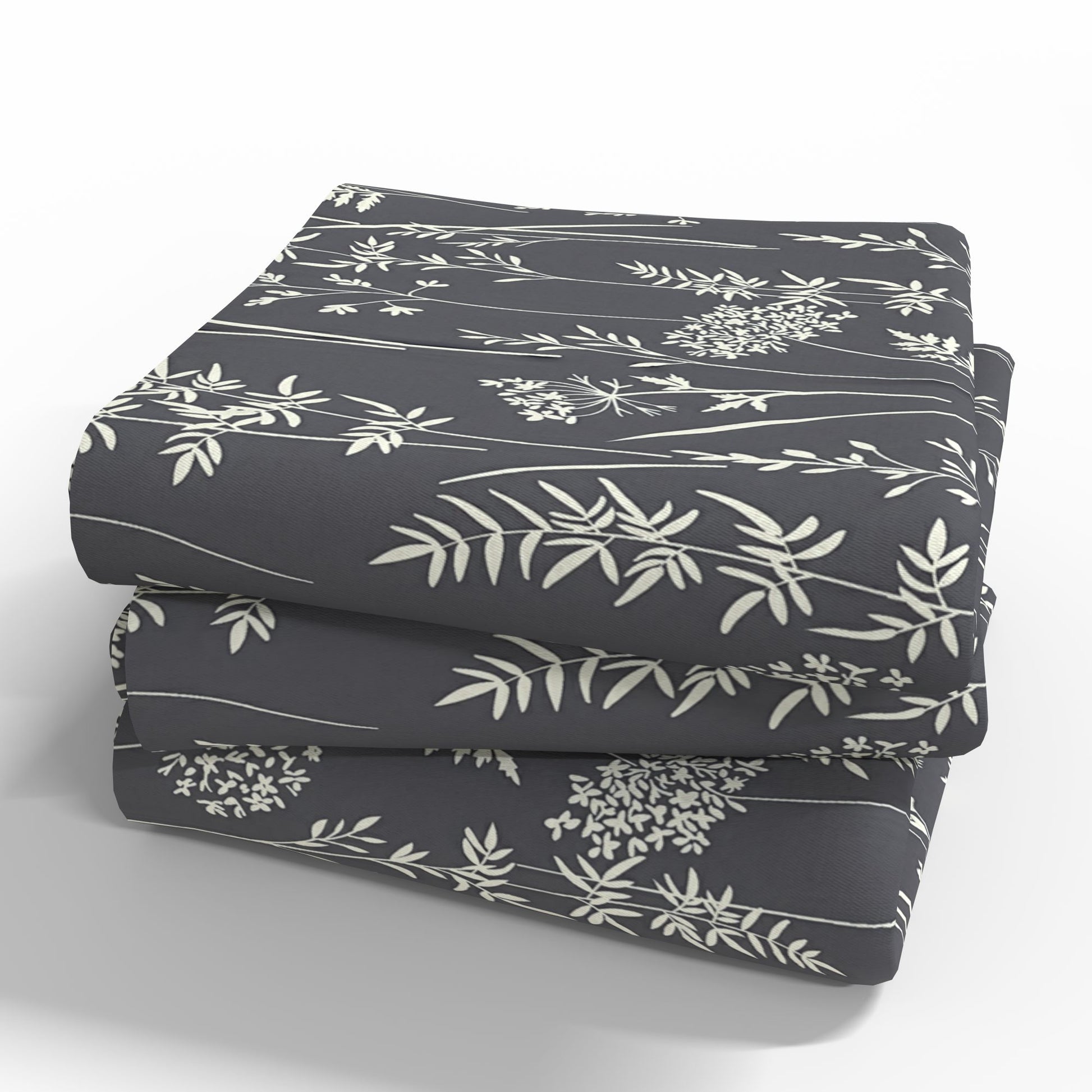 Attēls ar 100% Kokvilnas audums - botāniskais raksts 220cm 146 g/m² – pieejams Šarlotes audumi