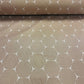 100% Kokvilnas audums - brūns abstrakts raksts 220cm 146 g/m²