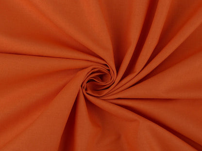 100 % tissu en coton - rouge brique (Brick) 125 g/m²