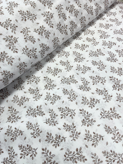 100 % coton - branches en bois 125 g/m²