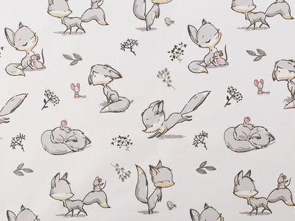 Image avec tissu 100 % coton - petit renard 125 g/m² – disponible chez Šarlotes audumi