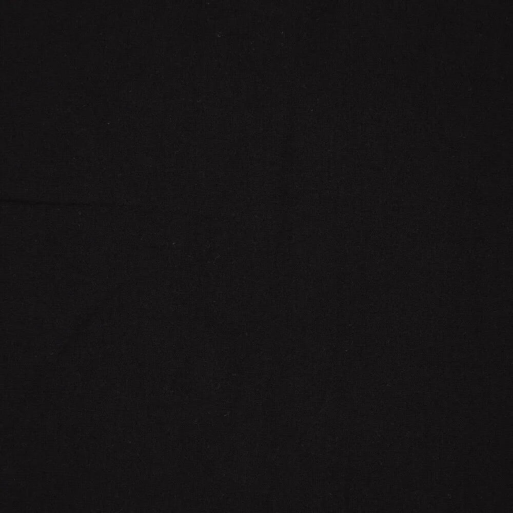 Attēls ar 100% kokvilnas audums mazgāts| Washed - melns 85 g/m² – pieejams Šarlotes audumi