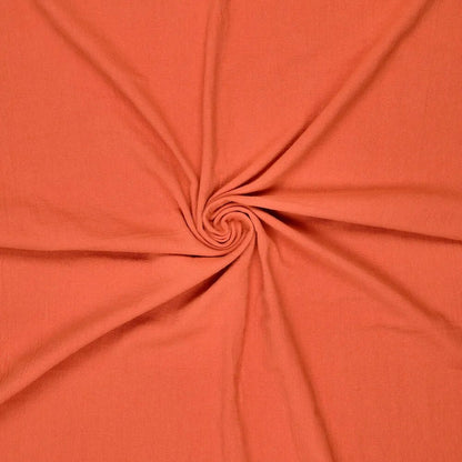 Attēls ar 100% kokvilnas audums mazgāts| Washed - oranžs 85 g/m² – pieejams Šarlotes audumi