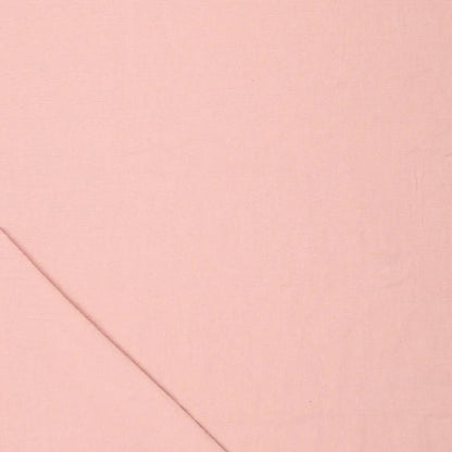 Image of 100% cotton washed fabric| Washed - powder pink 85 g/m² – available at Šarlotes audumi