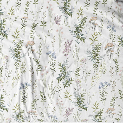 Image avec tissu 100 % coton - plantes des prés 125 g/m²(bientôt) – disponible chez Šarlotes audumi