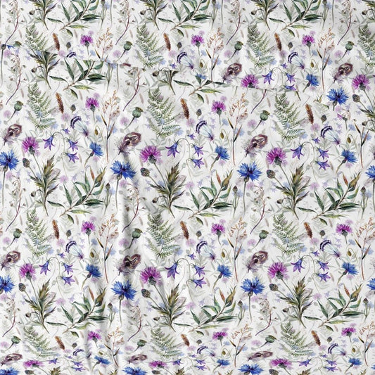 Attēls ar 100% Kokvilnas audums - rudzupuķes 125 g/m²(drīzumā) – pieejams Šarlotes audumi