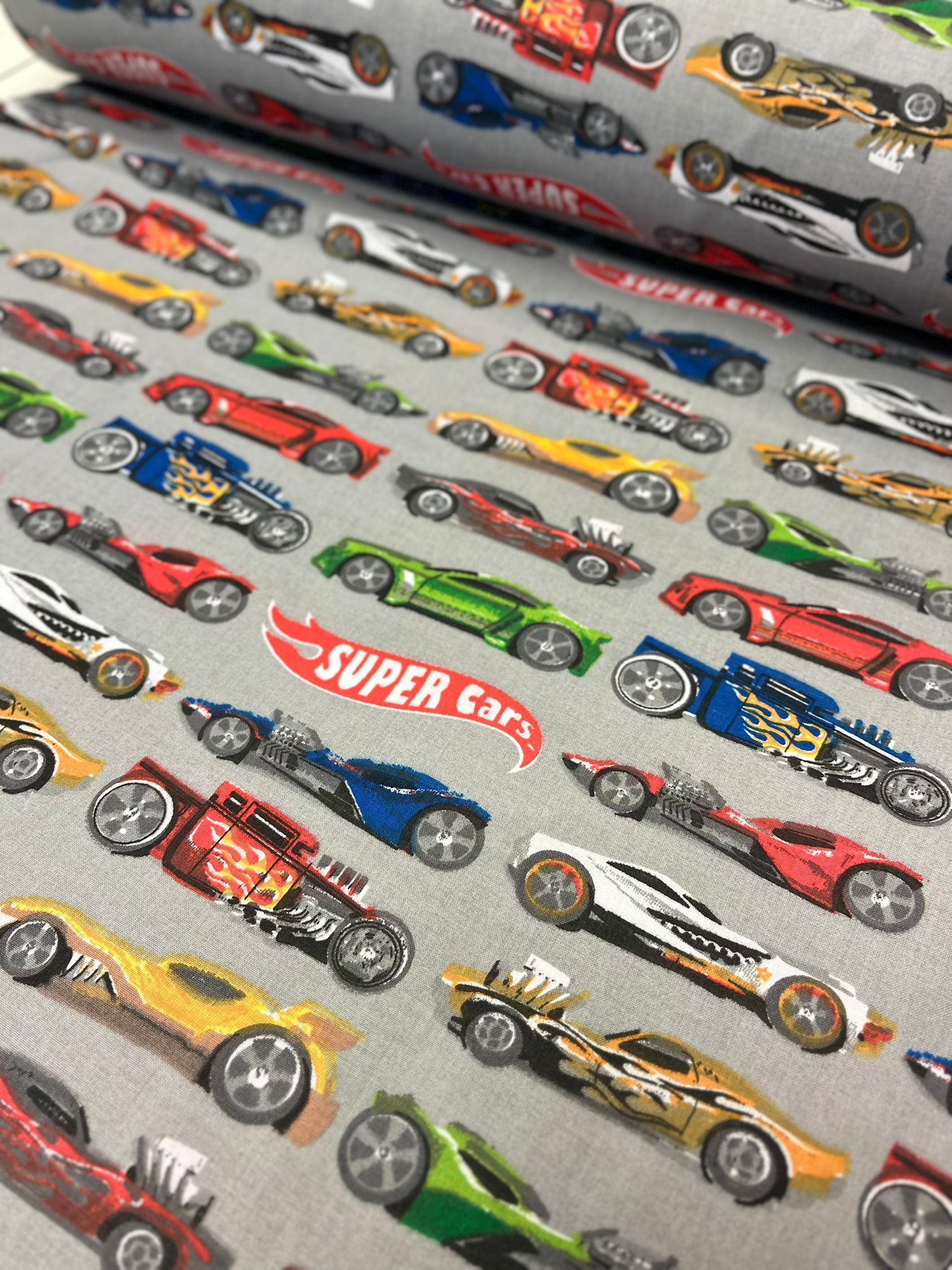 Image with 100% cotton fabric - Super Auto 125 g/m² – available at Šarlotes audumi