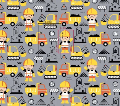 txt
100 % tissu en coton - tracteurs et chantier 125 g/m²
