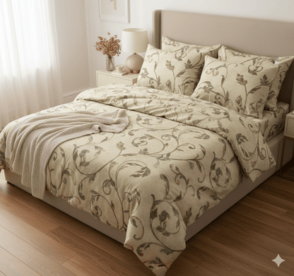 Image with 100% cotton fabric - vintage elegance 220cm 146 g/m² – available at Šarlotes audumi